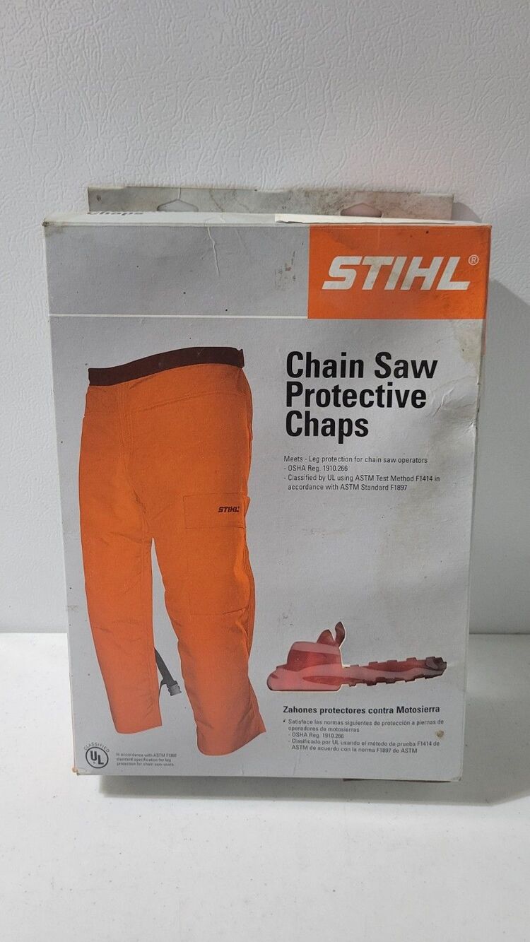 NEW Stihl OEM Chain Saw Protective Chaps Never Used